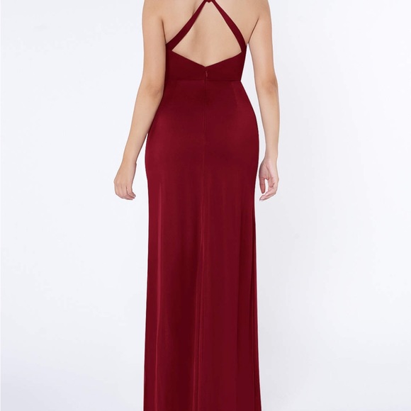 Floor length formal dress with slit EUC - Picture 8 of 12